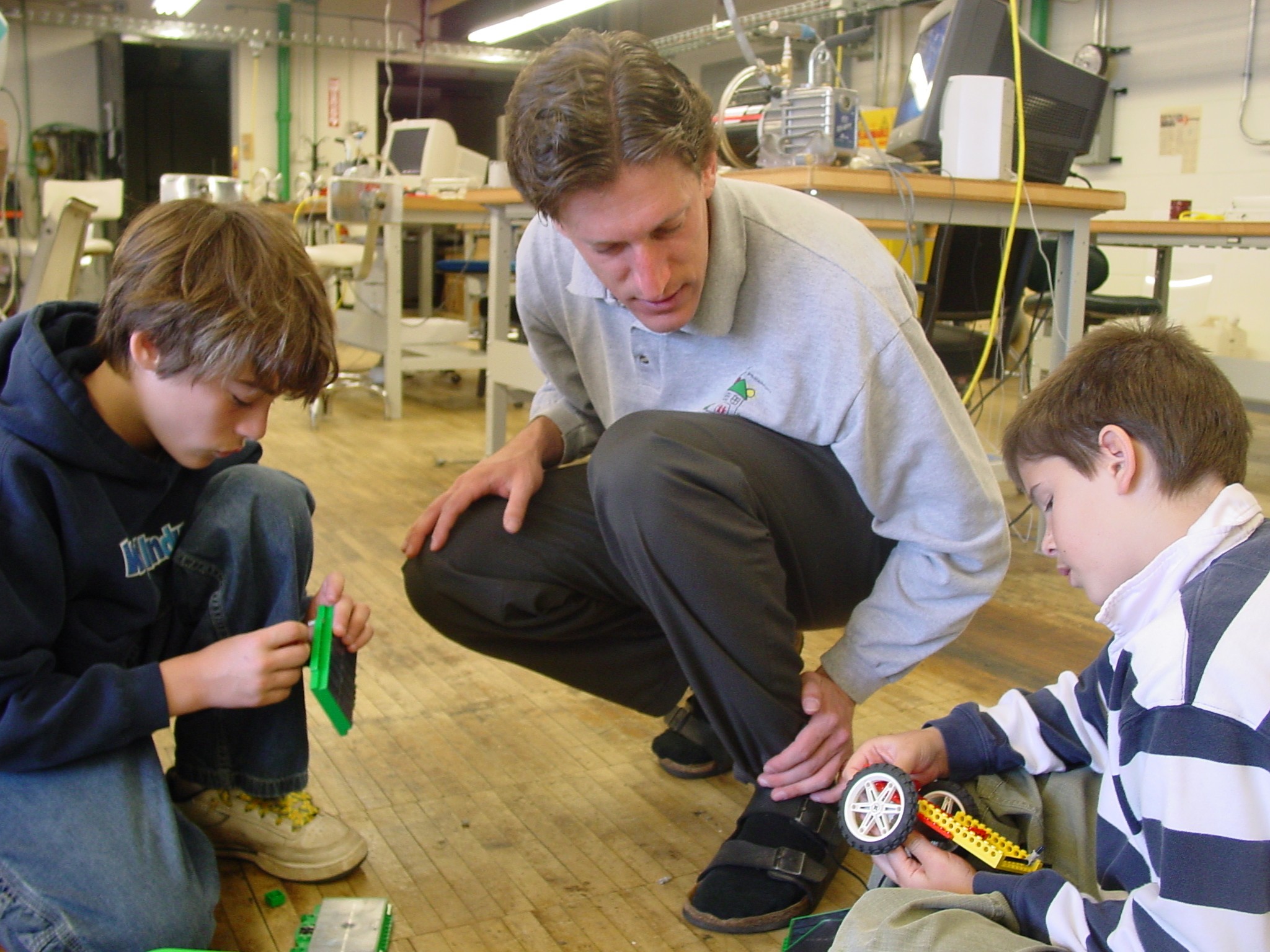 Robotics class at The Lewis School of Princeton