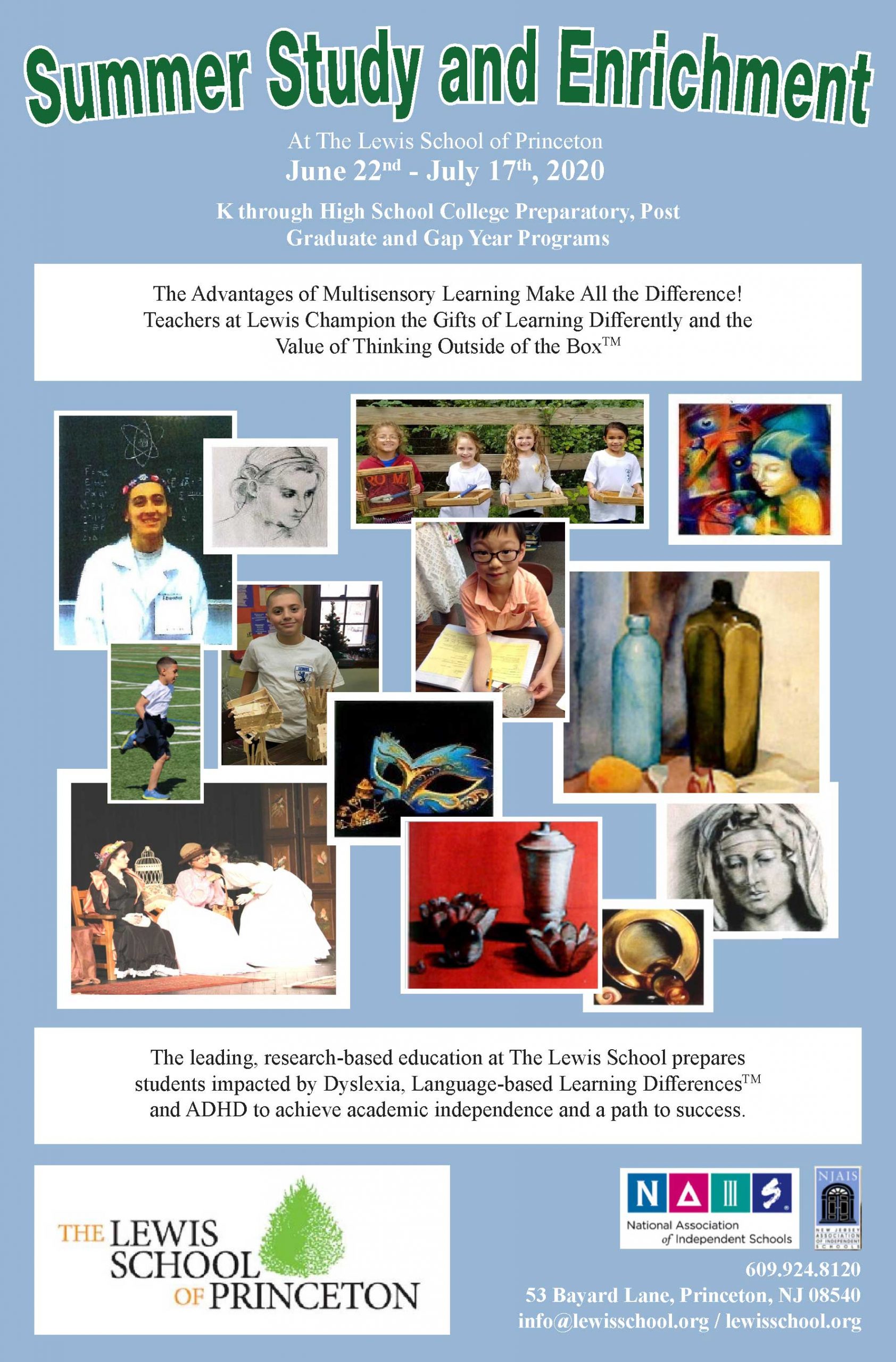 Lewis-School-of-Princeton-Summer_Study_Ad Summer Study and Enrichment Flyer