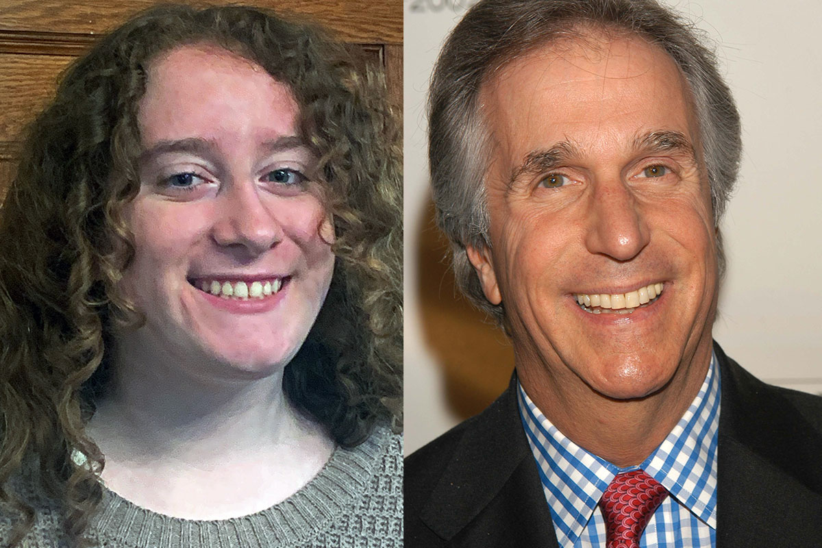 Eleyna Frost and Henry WInkler