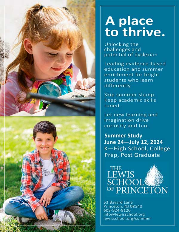 Lewis School Summer Study 2024 brochure cover